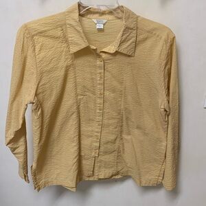 New Women’s Size Large Yellow Blouse